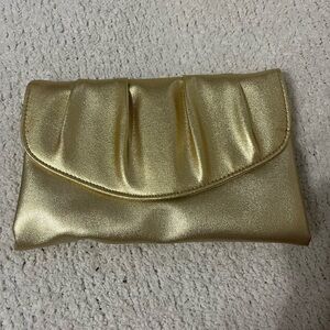 gold handbag